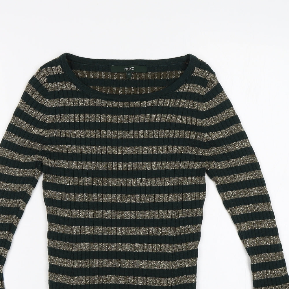 NEXT Womens Multicoloured Striped  Bodycon  Size 8