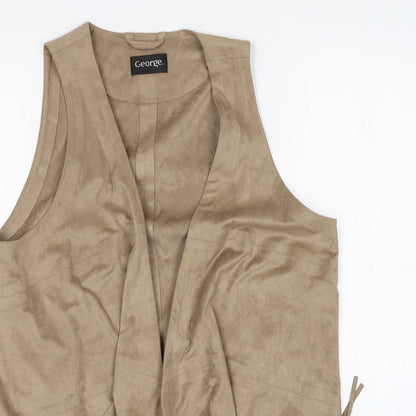 George Womens Brown   Cardigan Jumper Size 10