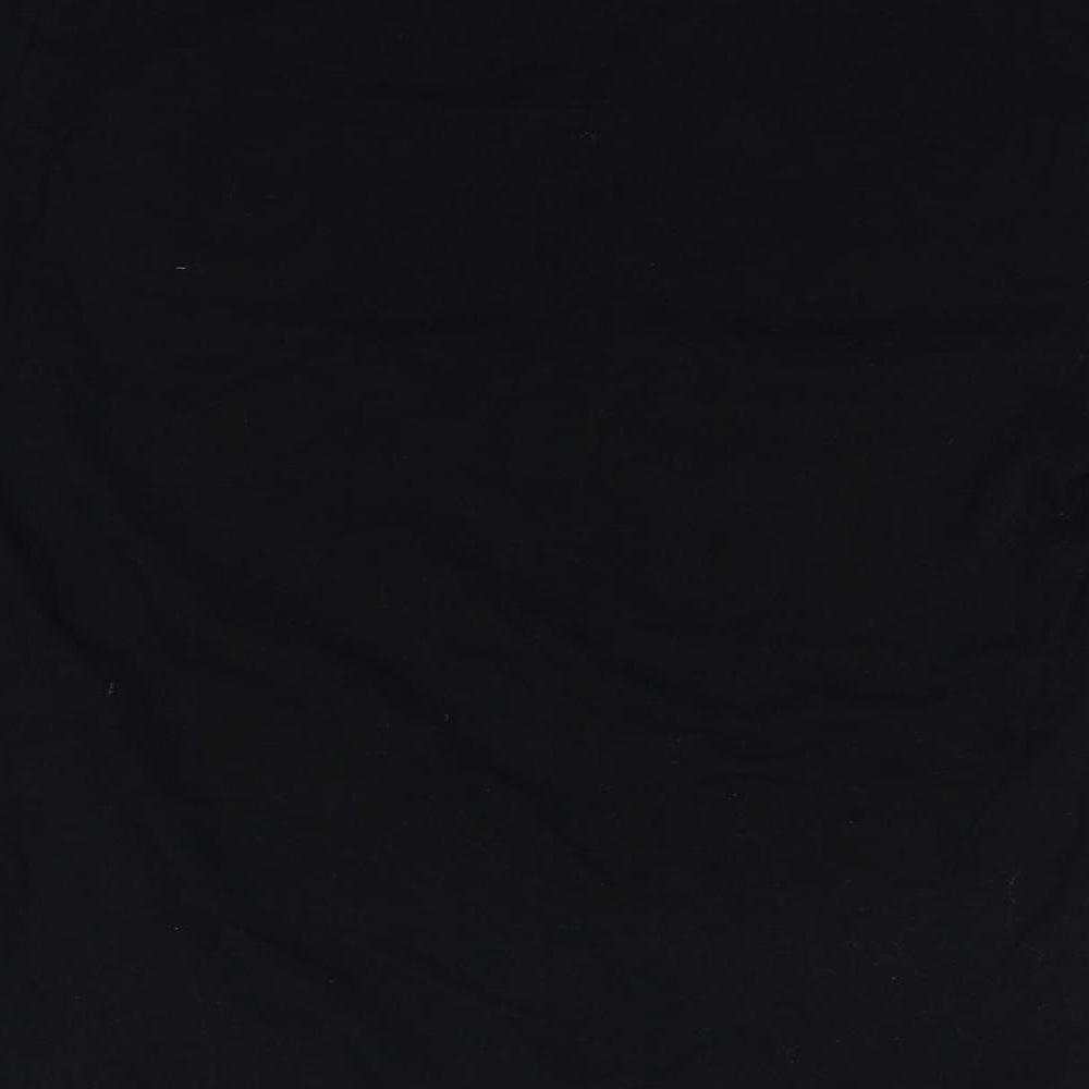 Womens UK Size S PULL & BEAR Black Basic T-Shirt