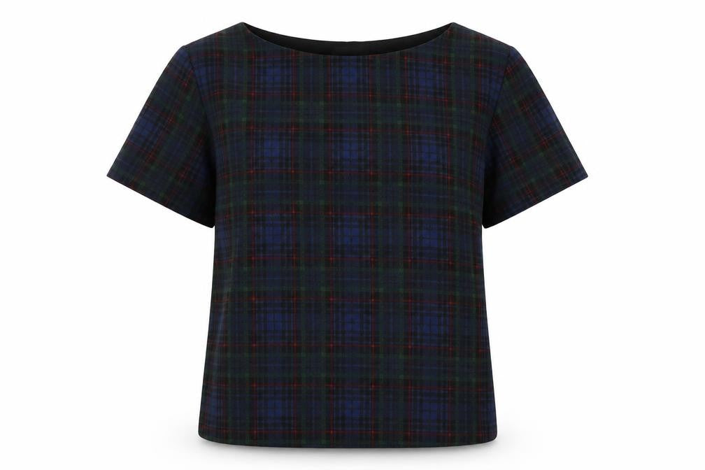 Womens UK Size 10 Topshop Multicoloured Basic T-Shirt