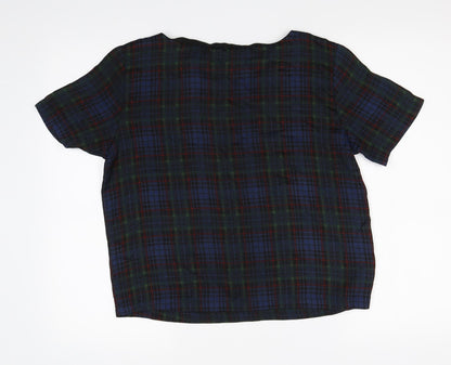 Womens UK Size 10 Topshop Multicoloured Basic T-Shirt