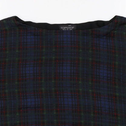 Womens UK Size 10 Topshop Multicoloured Basic T-Shirt
