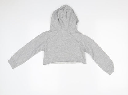 Blue Zoo Girls Grey   Pullover Hoodie Size 7-8 Years