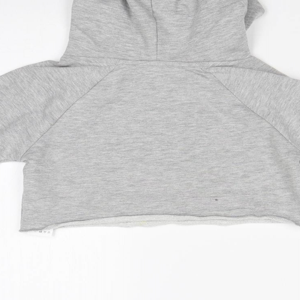Blue Zoo Girls Grey   Pullover Hoodie Size 7-8 Years