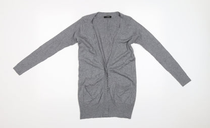 George Womens Grey   Cardigan Jumper Size 8