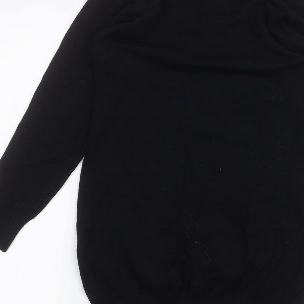 D&X Womens Black   Basic T-Shirt One Size