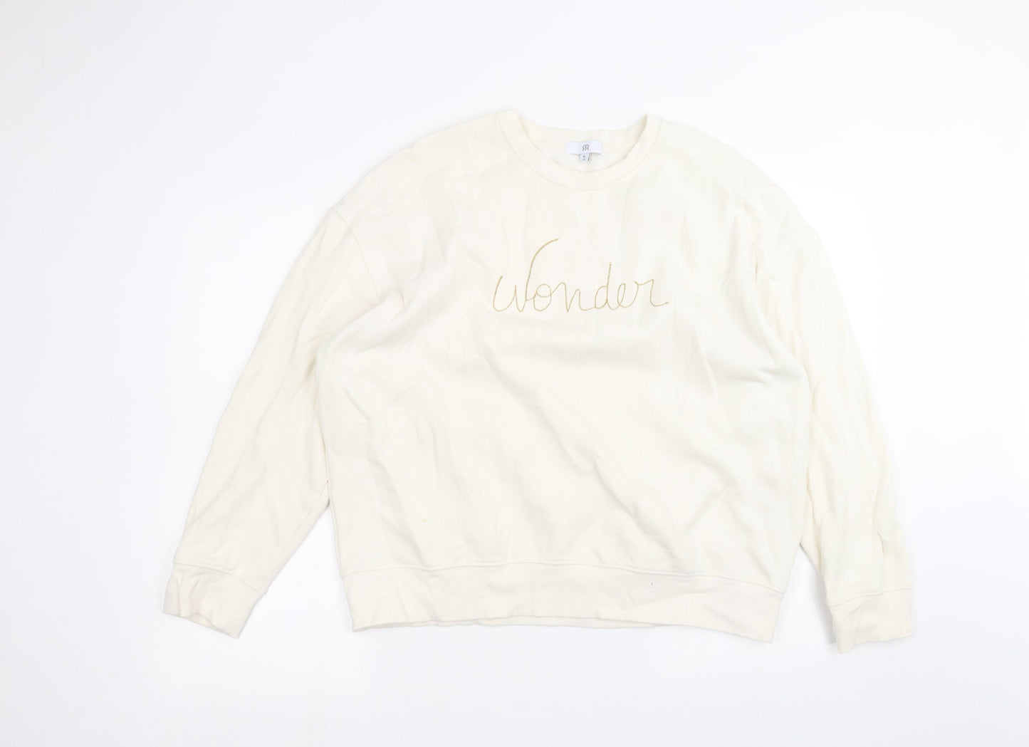 Womens UK Size XL Preworn Beige Pullover Jumper