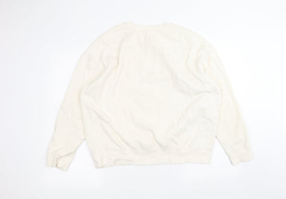 Womens UK Size XL Preworn Beige Pullover Jumper