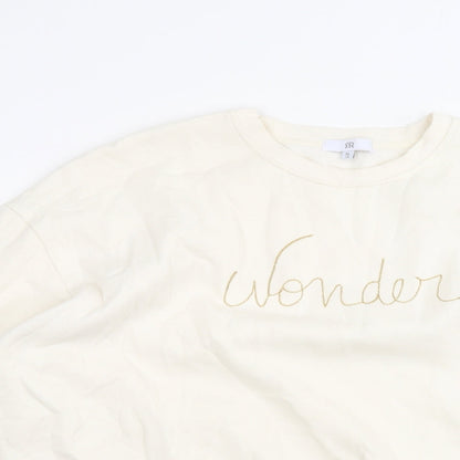 Womens UK Size XL Preworn Beige Pullover Jumper