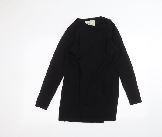Womens UK Size 6 River Island Black Cardigan Jumper