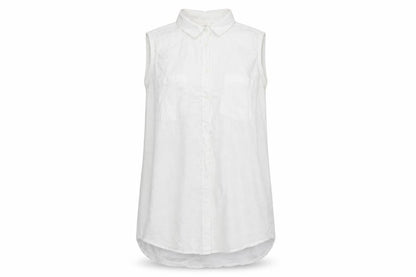 Womens UK Size 18 H&M White Basic Button-Up