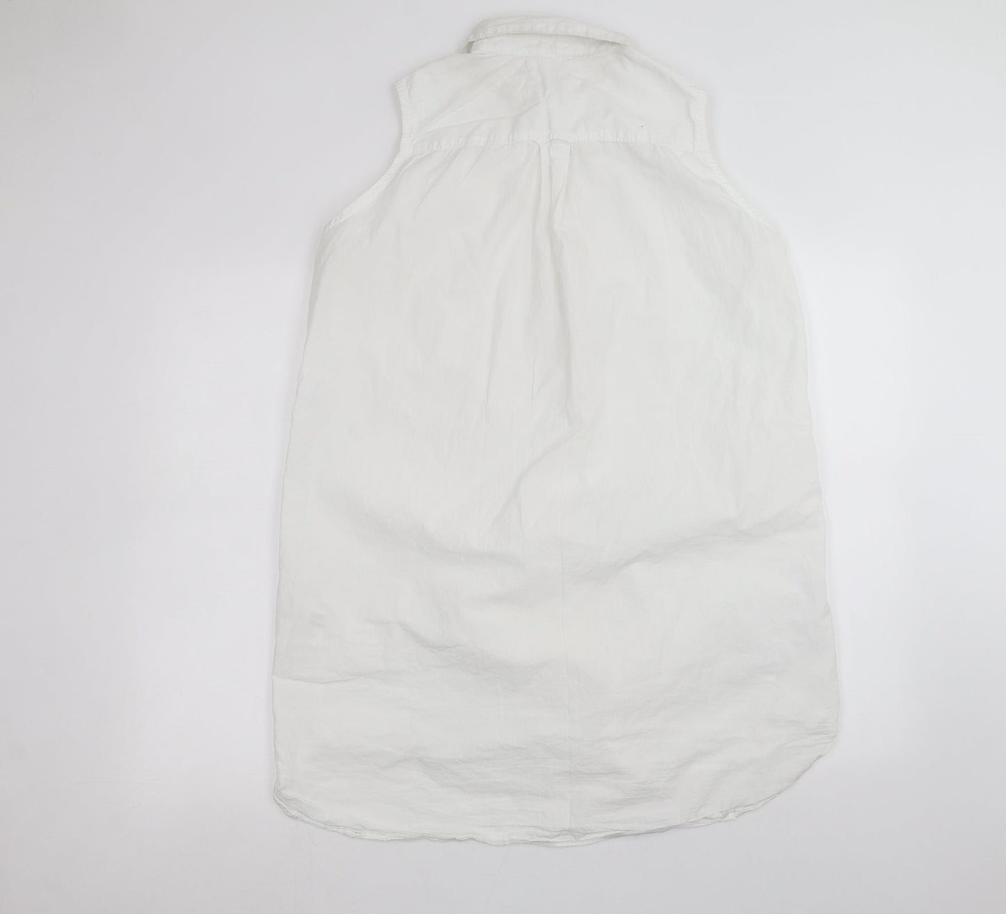 Womens UK Size 18 H&M White Basic Button-Up
