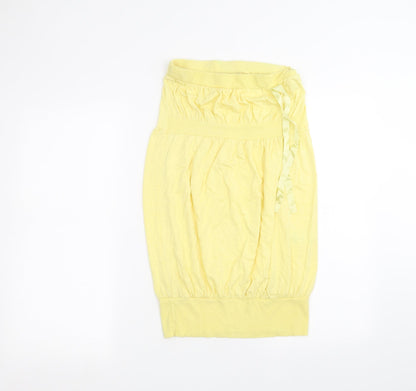 Quiz Womens Yellow   A-Line  Size 14