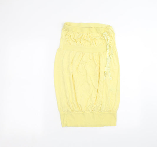 Quiz Womens Yellow   A-Line  Size 14