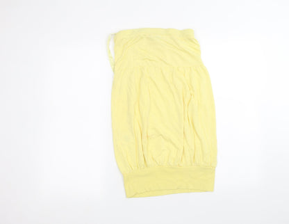 Quiz Womens Yellow   A-Line  Size 14