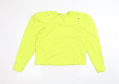 Womens UK Size M Zara Green Pullover Jumper