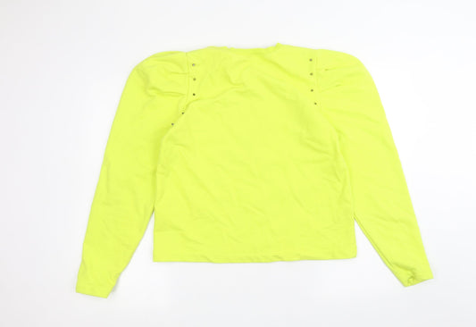 Womens UK Size M Zara Green Pullover Jumper