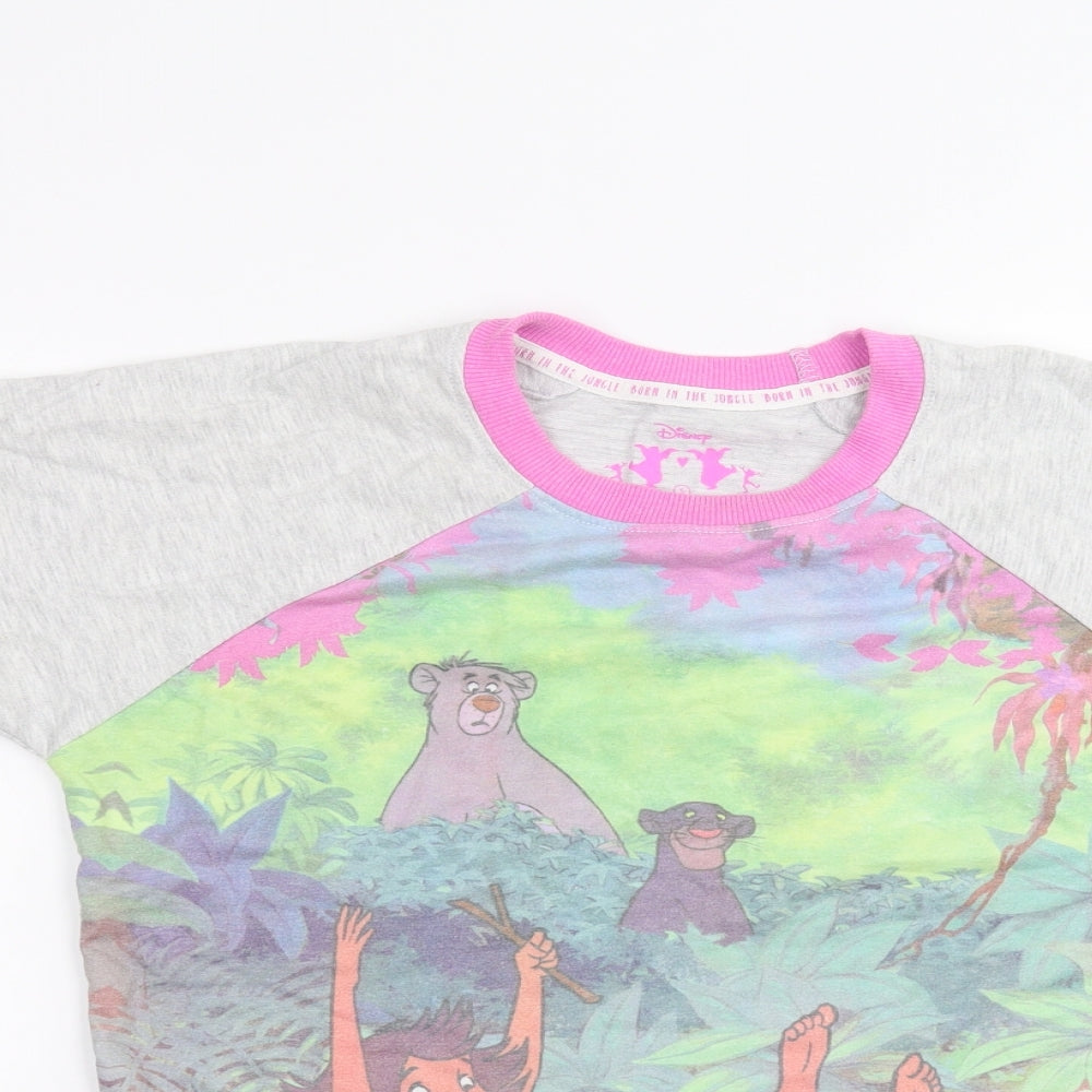 Disney Womens Grey   Basic T-Shirt Size S