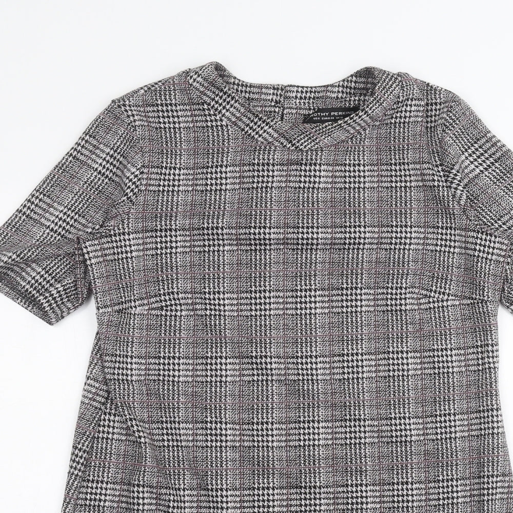 Dorothy Perkins Womens Black   A-Line  Size 10