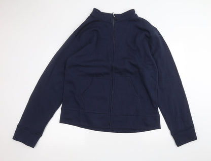 rock n roll Mens Blue   Full Zip Jumper Size XL