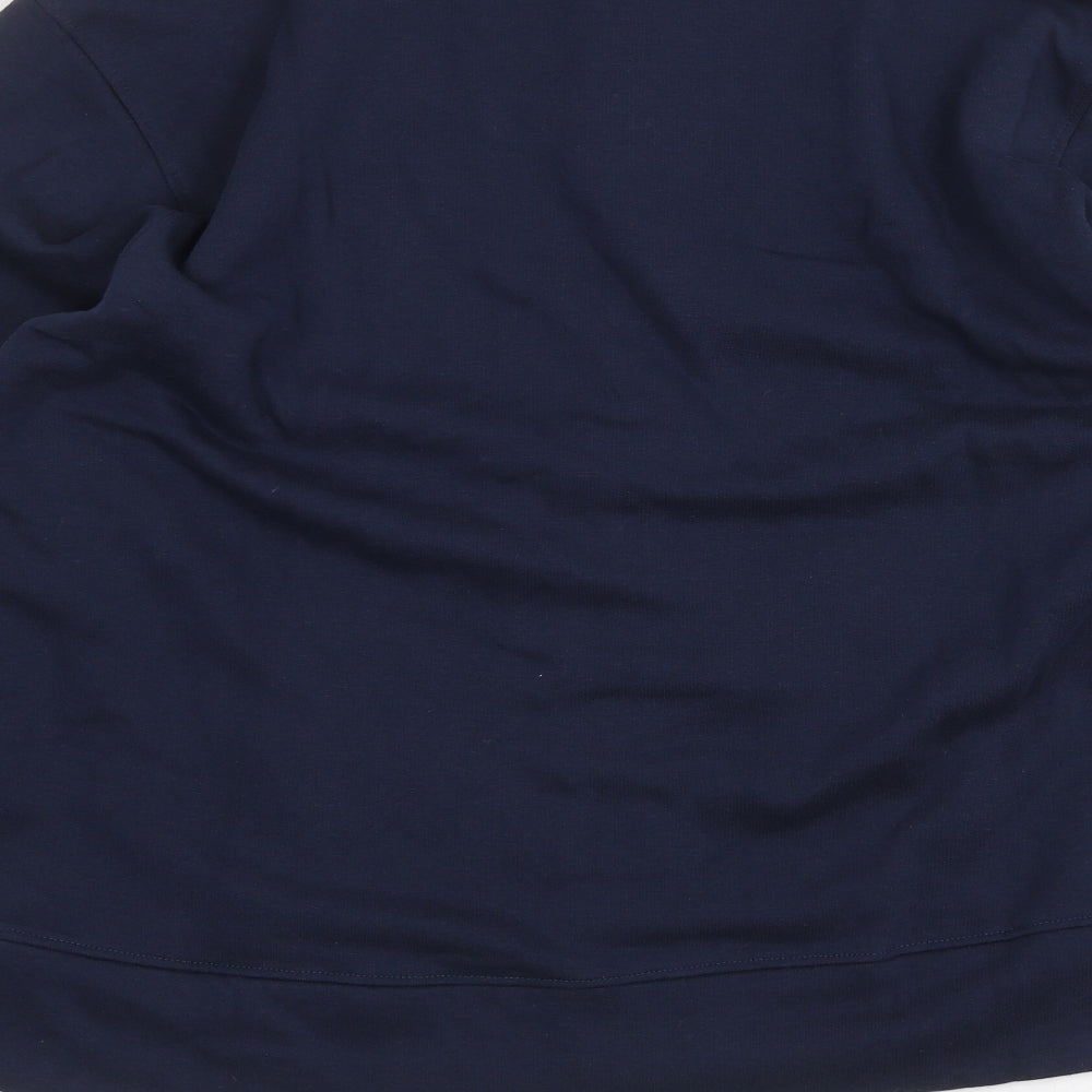 rock n roll Mens Blue   Full Zip Jumper Size XL