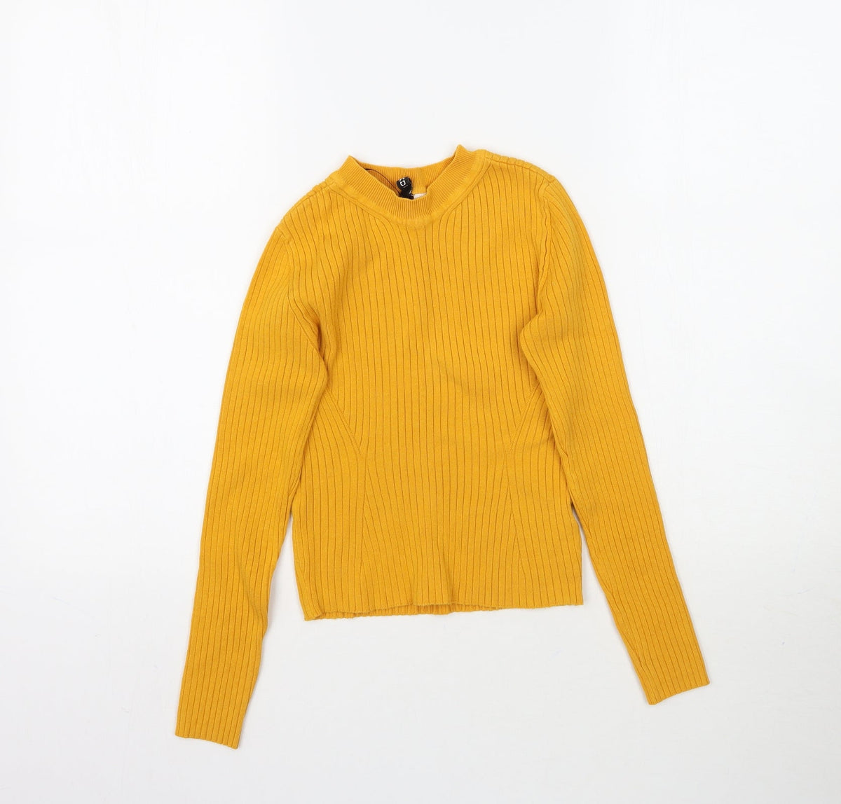 Womens UK Size XS H&M Yellow Pullover Jumper
