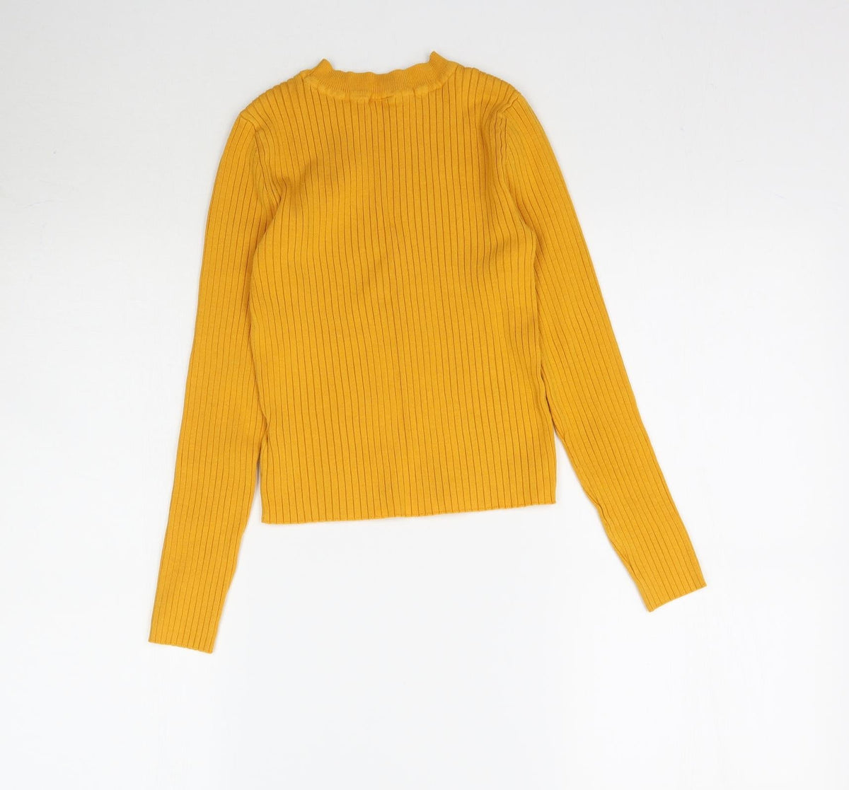 Womens UK Size XS H&M Yellow Pullover Jumper