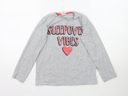 Preworn Girls Grey     Size 10-11 Years  - Sleepover Vibes