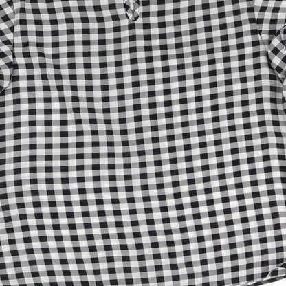George Womens Multicoloured Plaid  Basic Blouse Size 8