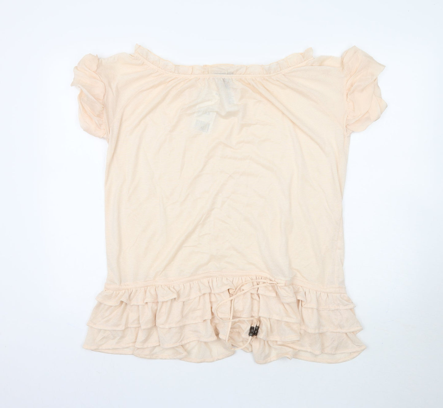 Womens UK Size L MNG Pink Basic Blouse