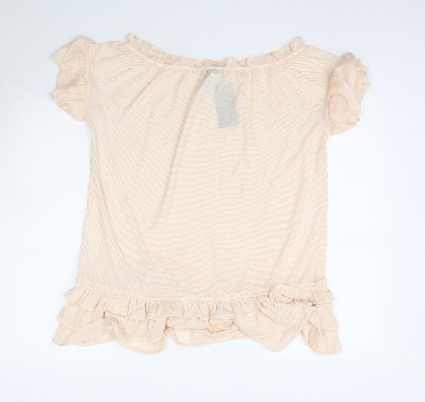 Womens UK Size L MNG Pink Basic Blouse