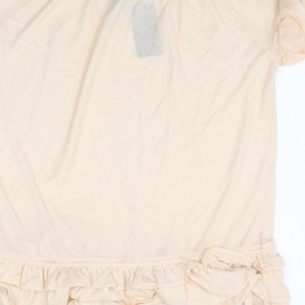 Womens UK Size L MNG Pink Basic Blouse