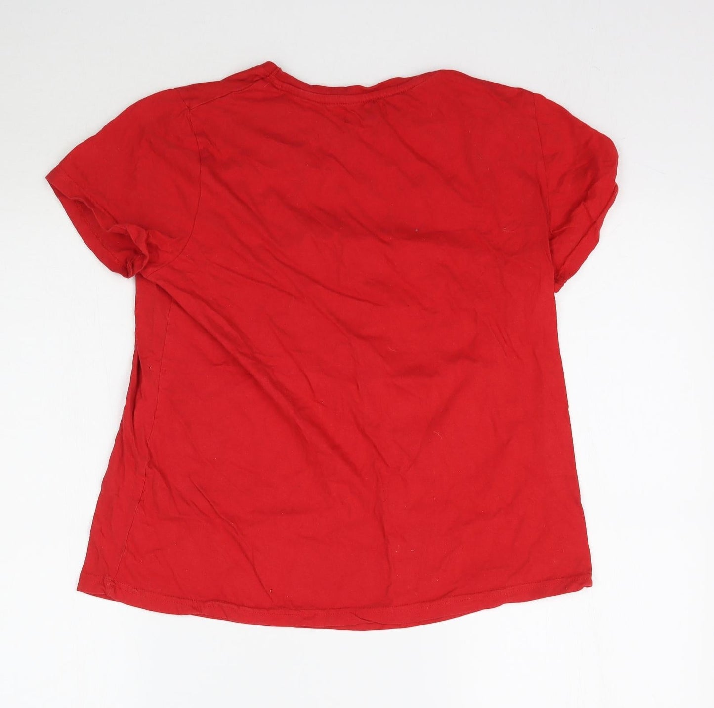 Studio Sleepwear Womens Red   Top Pyjama Top Size 12  - Christmas Tipsy Turkey