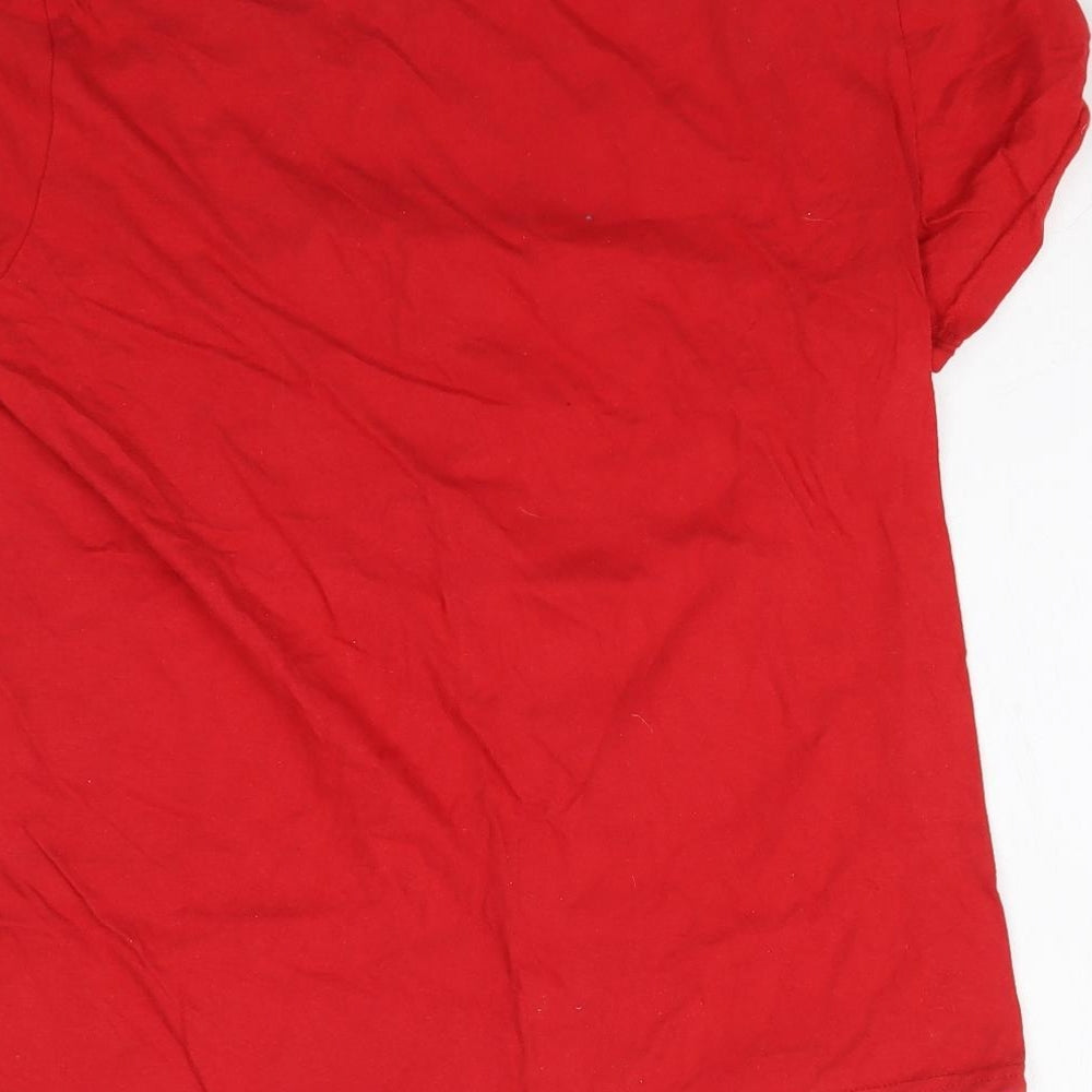 Studio Sleepwear Womens Red   Top Pyjama Top Size 12  - Christmas Tipsy Turkey