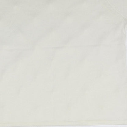 Womens UK Size M Preworn Ivory Basic Blouse