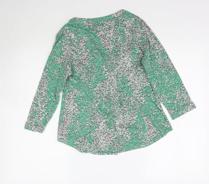 Marks and Spencer Womens Gold Floral  Basic Blouse Size 10