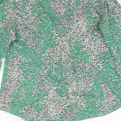 Marks and Spencer Womens Gold Floral  Basic Blouse Size 10