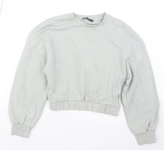 Womens UK Size S Zara Green Pullover Jumper