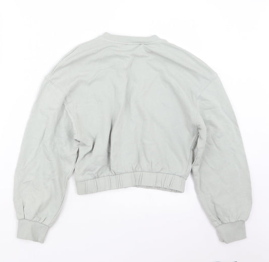 Womens UK Size S Zara Green Pullover Jumper