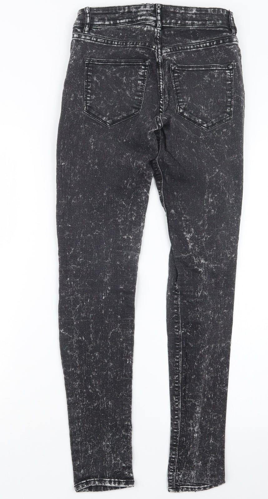 Divided by H&M Womens Black  Denim Straight Jeans Size 8 L30 in