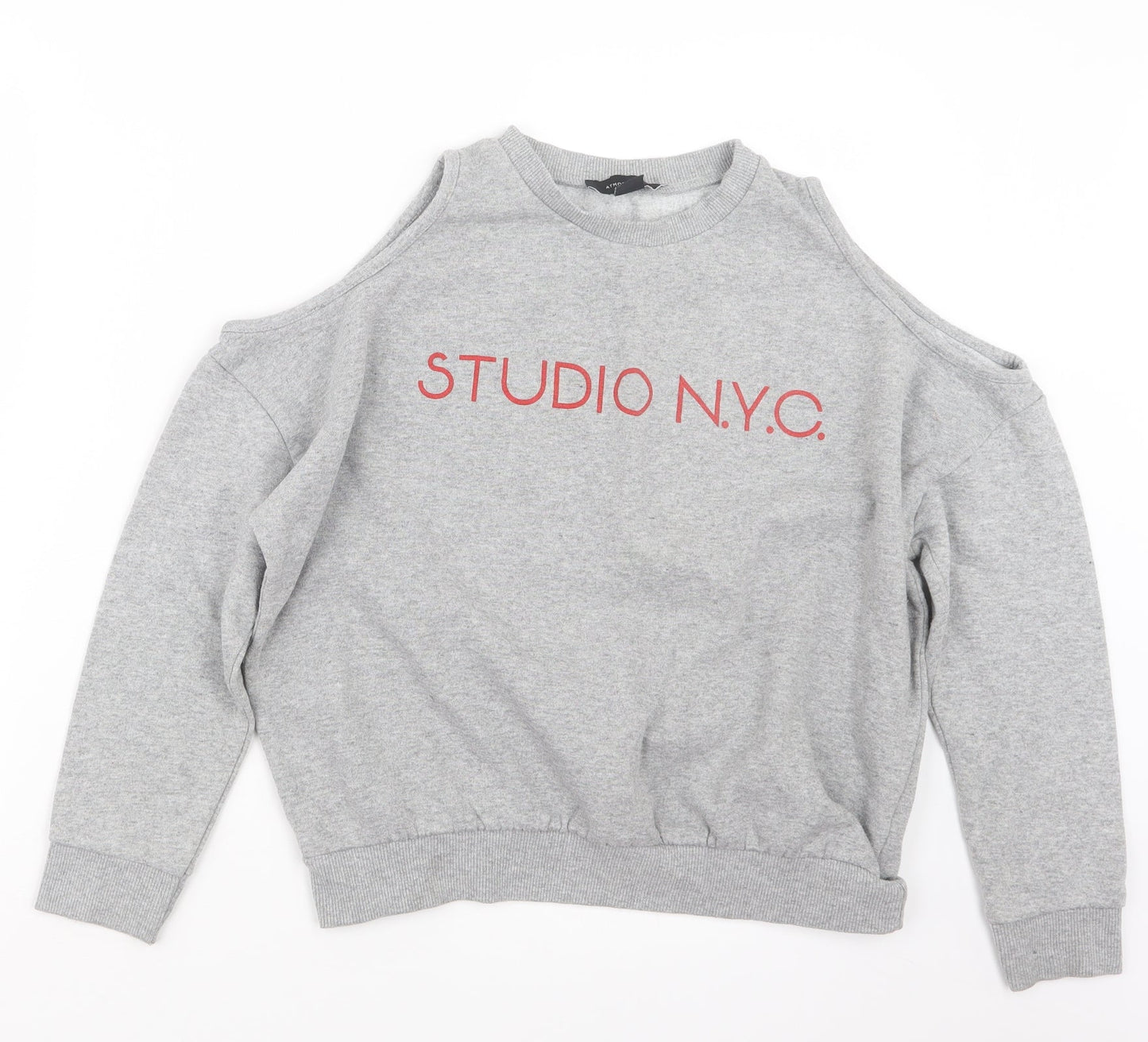 Womens UK Size 8 Atmosphere Grey Pullover Jumper