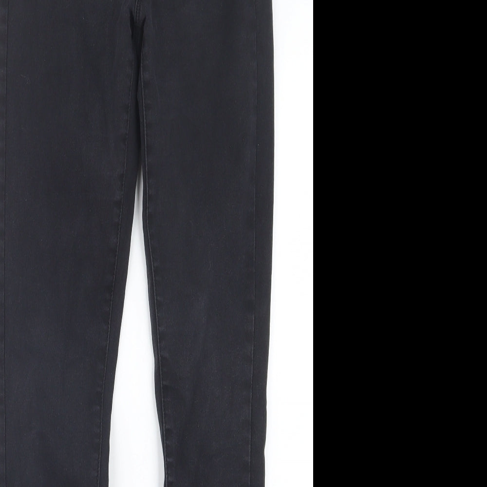 Denim Co. Womens Black  Denim Skinny Jeans Size 10 L30 in