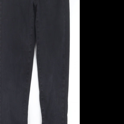 Denim Co. Womens Black  Denim Skinny Jeans Size 10 L30 in