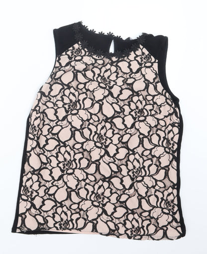 F&F Womens Black   Basic Blouse Size 8