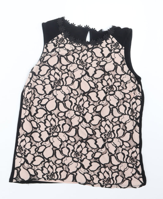 F&F Womens Black   Basic Blouse Size 8