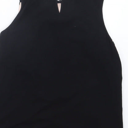 F&F Womens Black   Basic Blouse Size 8