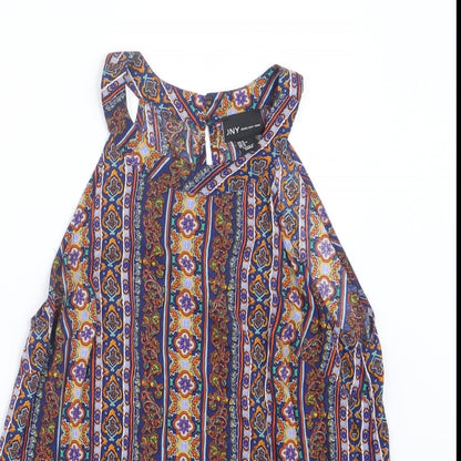 Womens UK Size S Jones New York Blue Basic Blouse