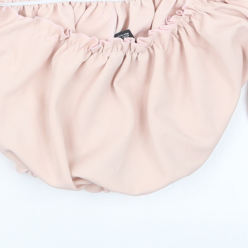New Look Womens Pink   Cropped T-Shirt Size 6