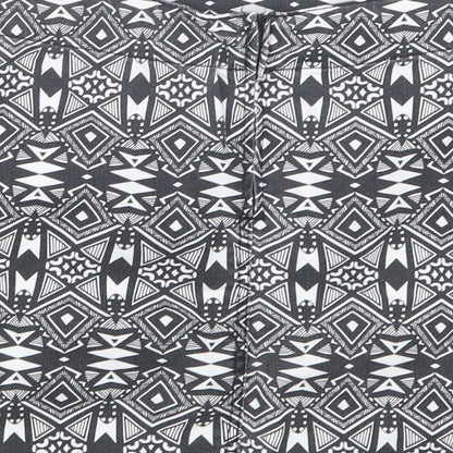 Divided by H&M Womens Black Geometric  Straight & Pencil Skirt Size 8