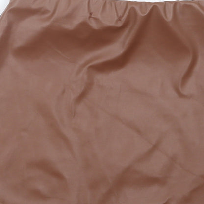 Rebellious Womens Brown   Straight & Pencil Skirt Size 8